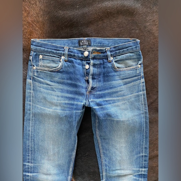 APC Petit Standard Jean Droit Etroit size 28 fades selvedge - Picture 3 of 9